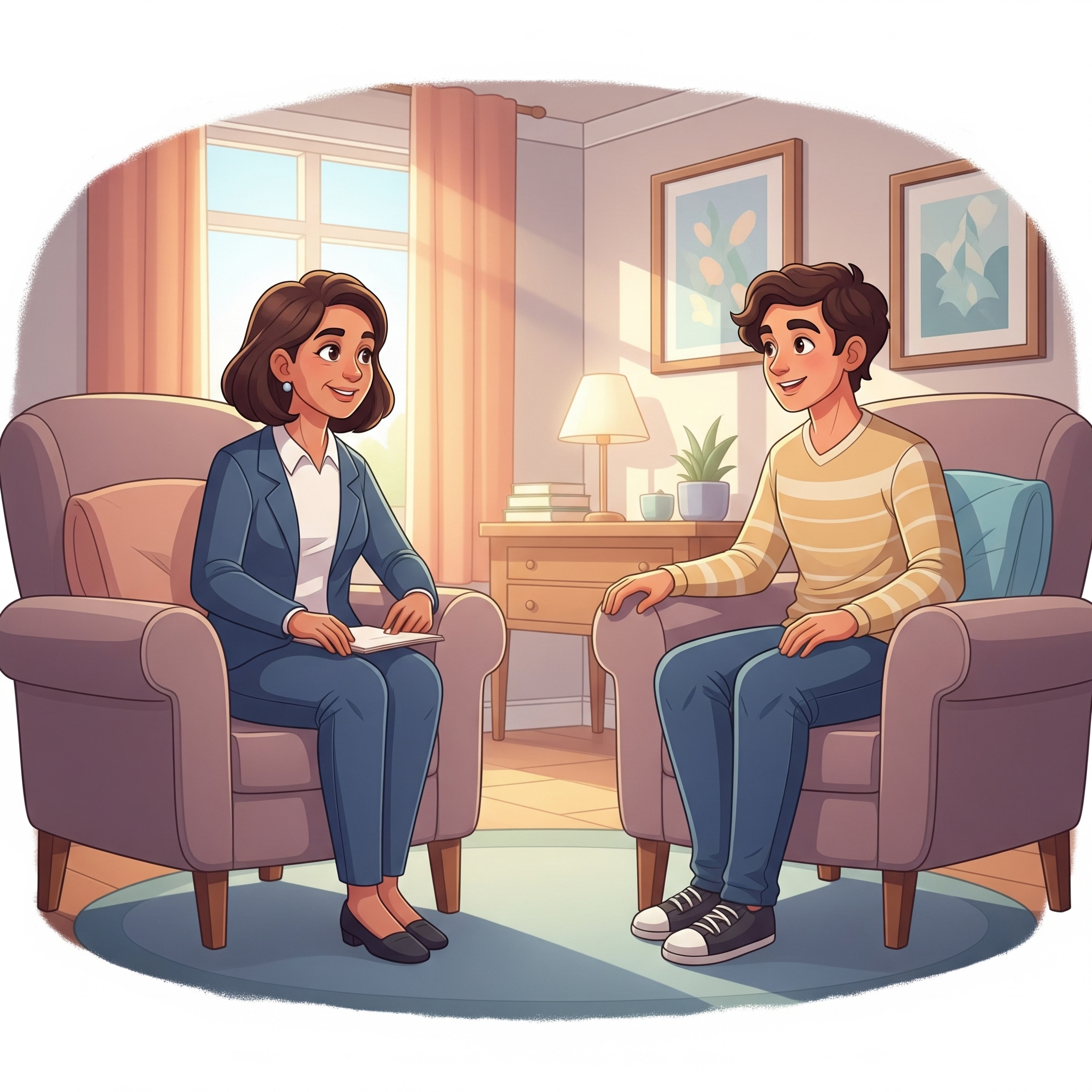 Relaxed Counselling Space